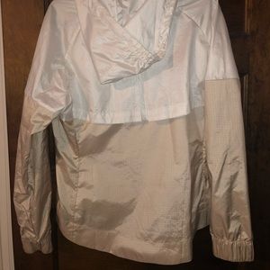 Nike Windbreaker white & tan